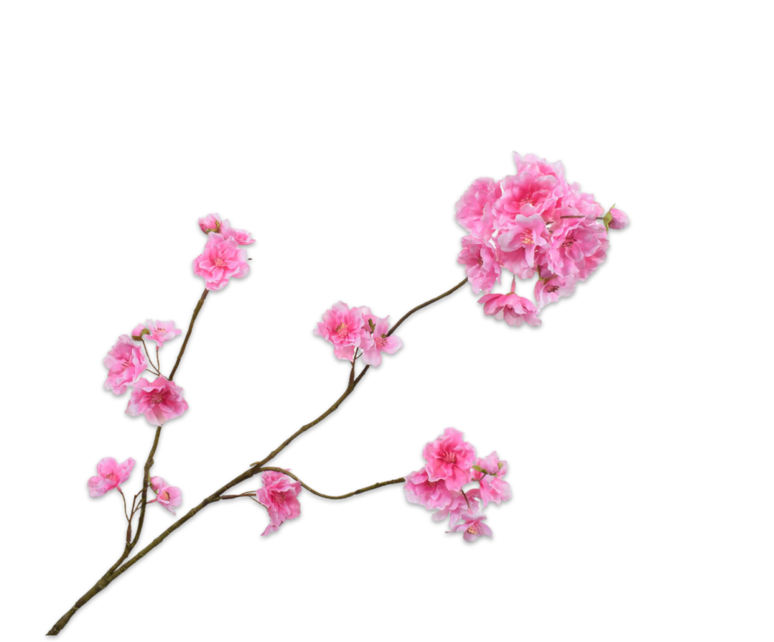 Bloesem tak roze – zijden bloem 84 cm