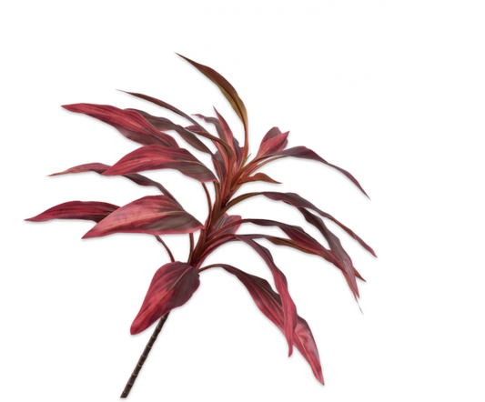 Cordyline tak 100 cm – zijden bloem rood 100 cm