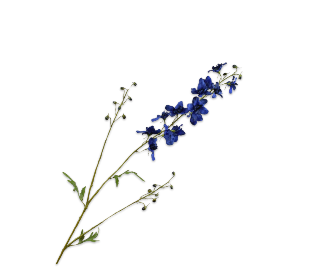 Delphinium tak blauw – zijden bloem 101 cm