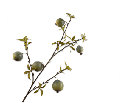 Granaatappel tak groen – zijden bloem 97 cm