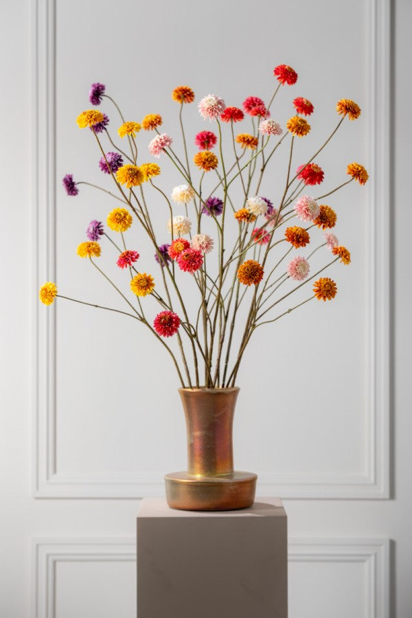 Dahlia tak creme – zijden bloem 90 cm – afbeelding 2
