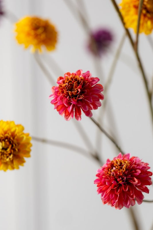 Dahlia tak beauty – zijden bloem 90 cm – afbeelding 3
