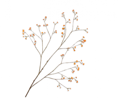 Vergeetmeniet tak oranje – zijden bloem 132 cm