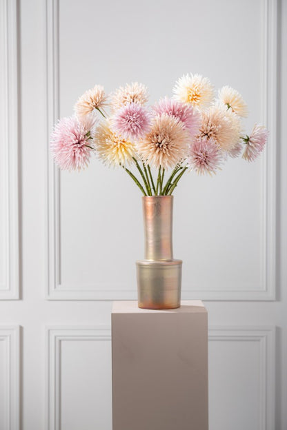 Chrysant creme – zijden bloem 60 cm – afbeelding 2