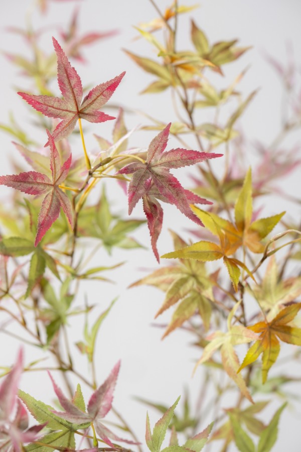 Bladtak groen/ mauve – zijden bloem 92 cm – afbeelding 3
