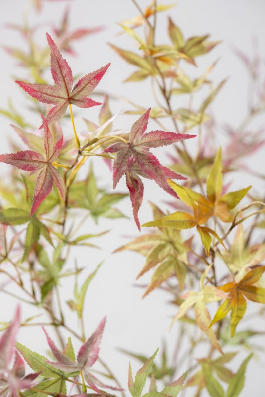 Bladtak groen/ mauve – zijden bloem 92 cm – afbeelding 3
