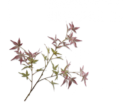 Bladtak groen/ mauve – zijden bloem 92 cm