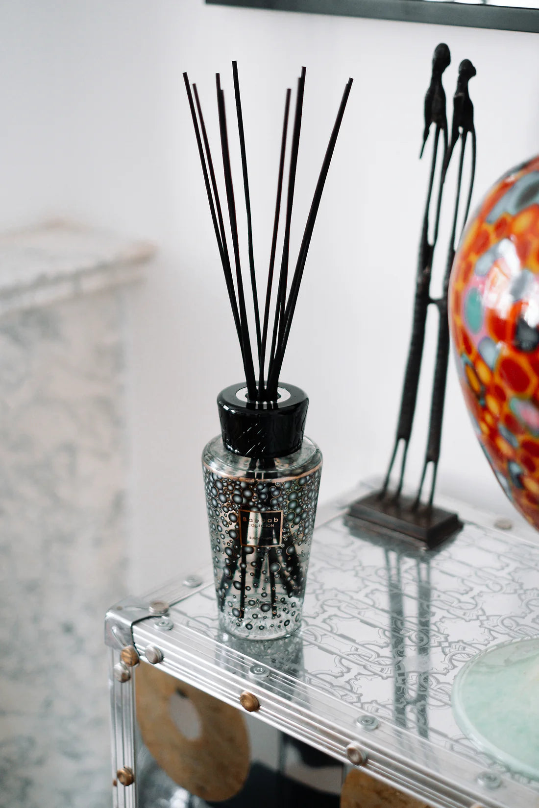 Baobab Diffuser Pearls Black geurstokjes 500 ml