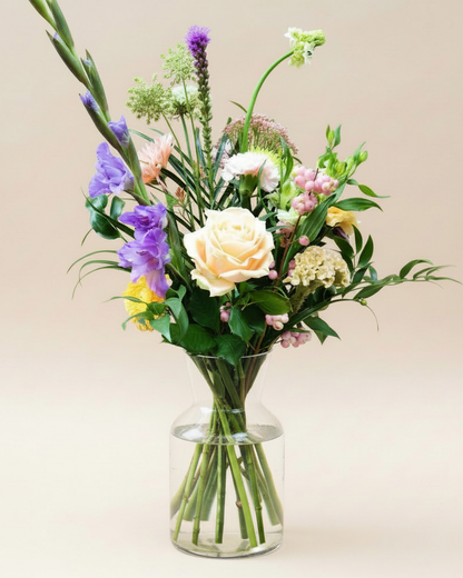 Losgebonden boeket pastel – vers boeket van De Bloementuin Meppel