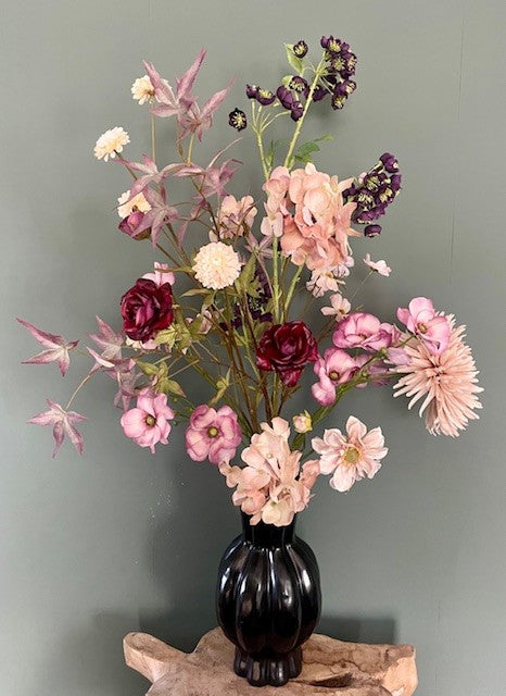 Zijden boeket Droompluk – zijden boeket roze/lila/paars/crème 100 cm